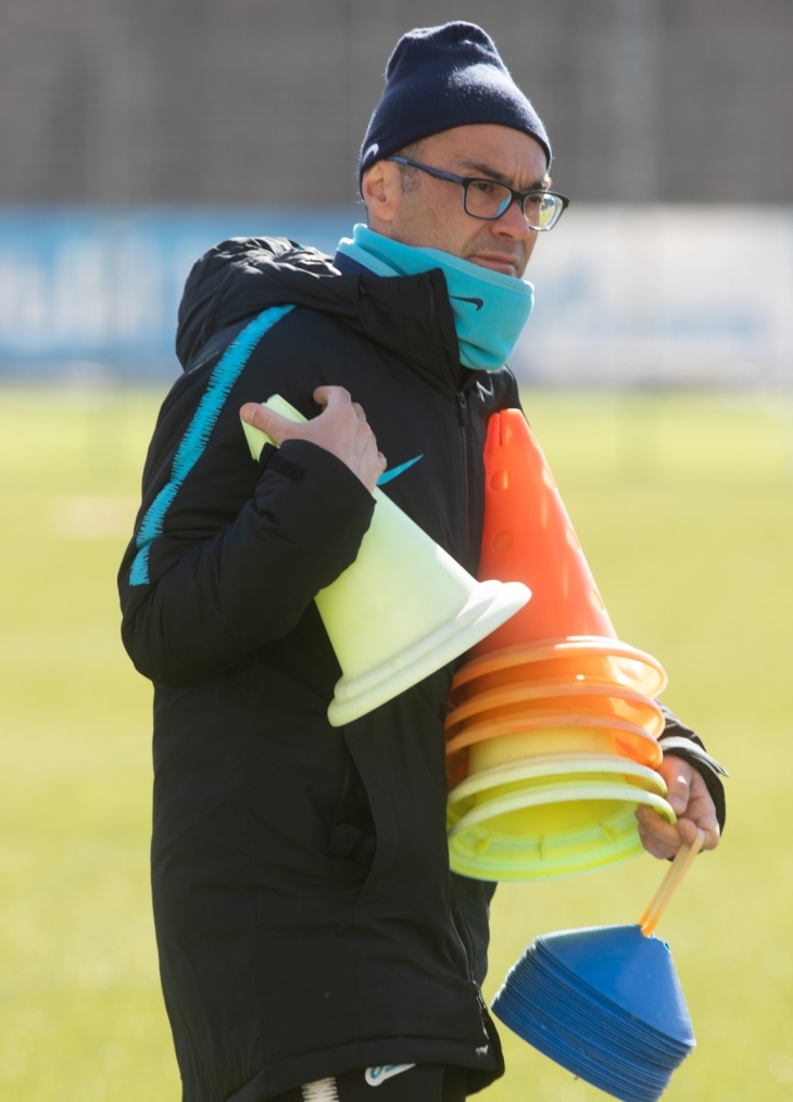 Открытая тренировка «Зенита» перед матчем с «Анжи»