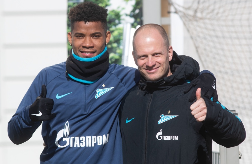 Открытая тренировка «Зенита» перед матчем с «Анжи»