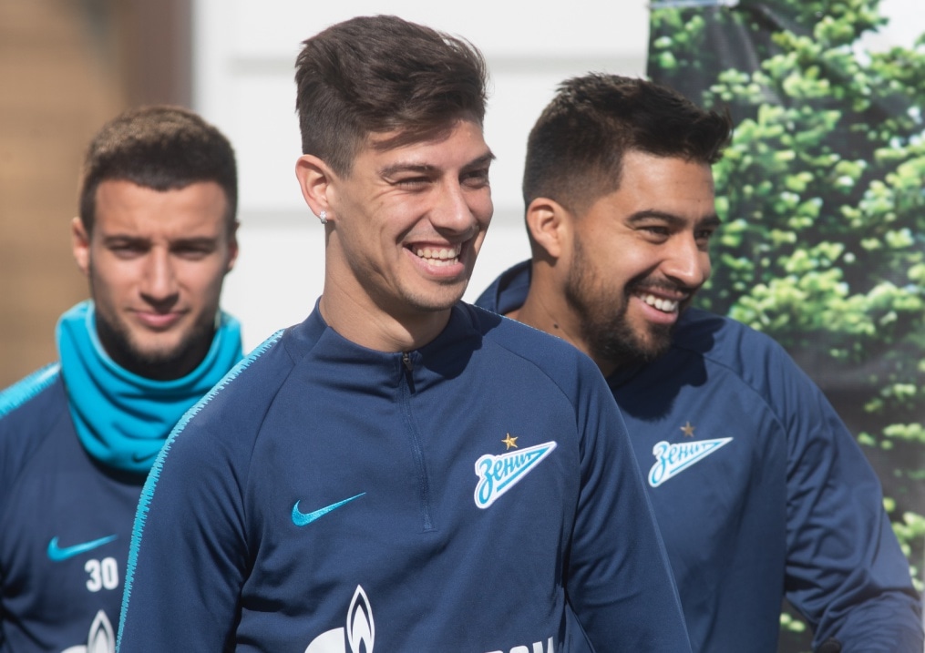 Открытая тренировка «Зенита» перед матчем с «Анжи»