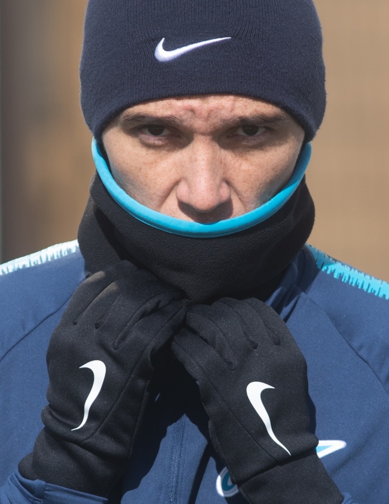 Открытая тренировка «Зенита» перед матчем с «Анжи»