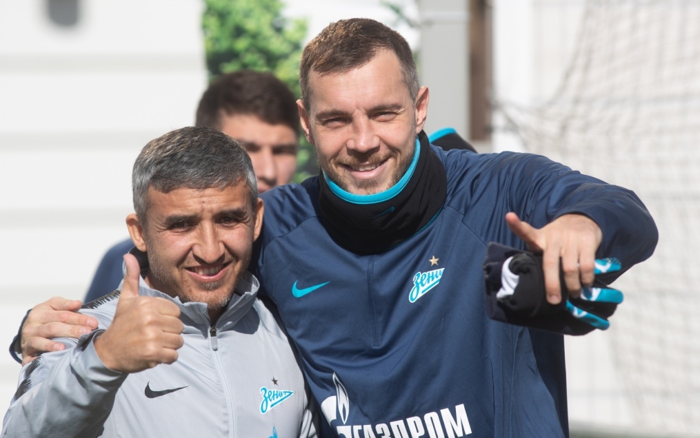 Открытая тренировка «Зенита» перед матчем с «Анжи»