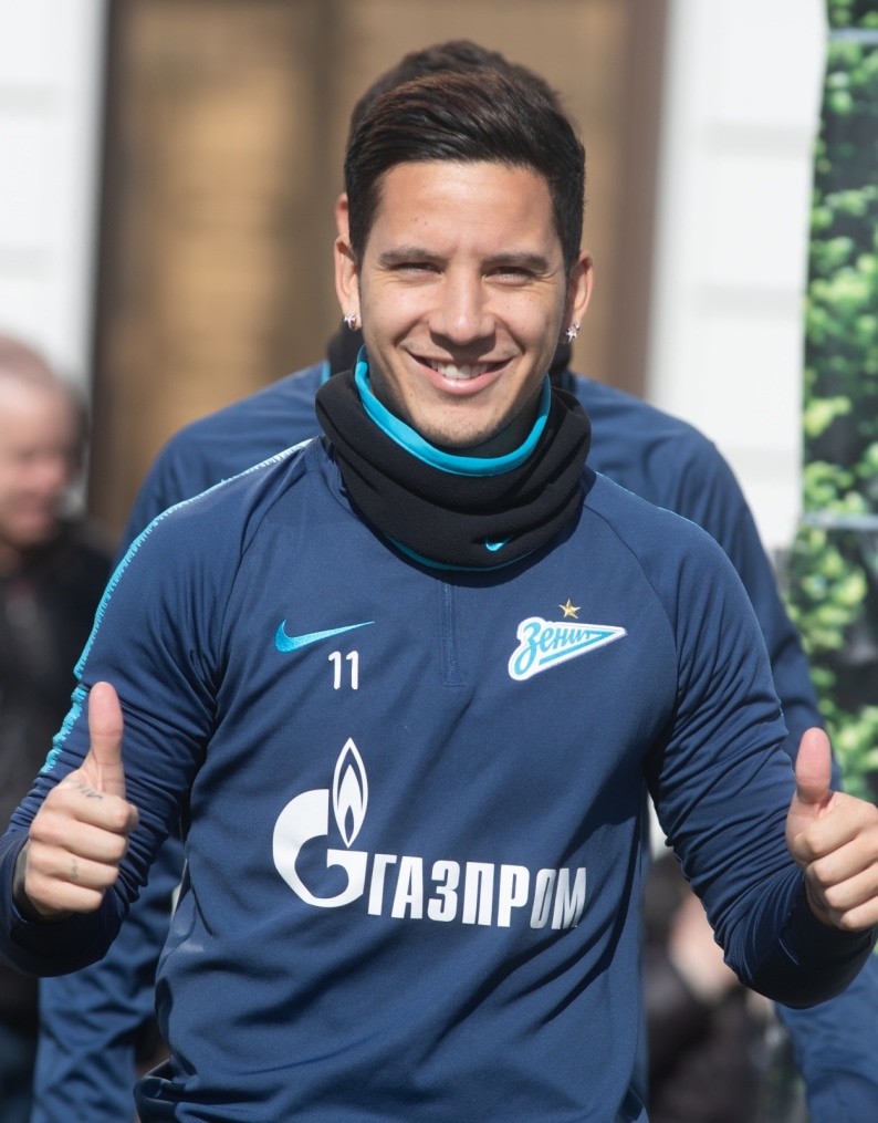 Открытая тренировка «Зенита» перед матчем с «Анжи»