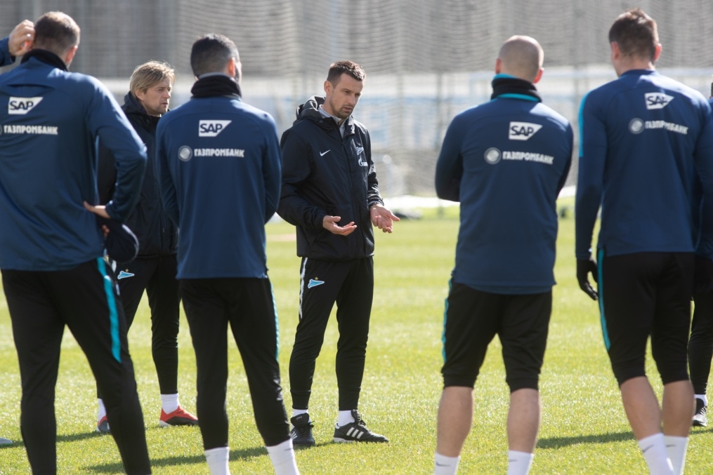 Открытая тренировка «Зенита» перед матчем с «Анжи»