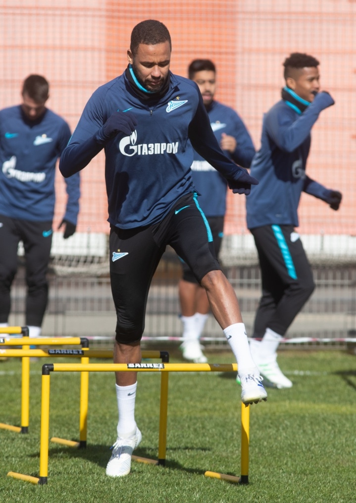Открытая тренировка «Зенита» перед матчем с «Анжи»