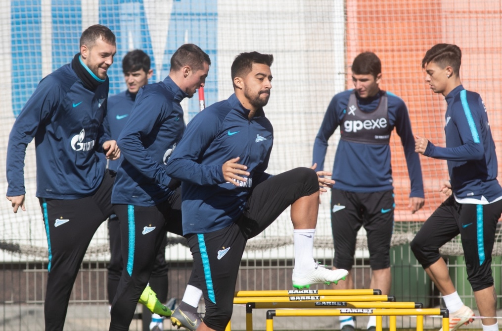 Открытая тренировка «Зенита» перед матчем с «Анжи»