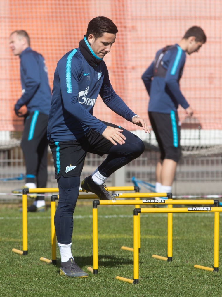 Открытая тренировка «Зенита» перед матчем с «Анжи»