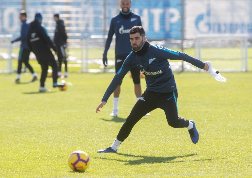 Открытая тренировка «Зенита» перед матчем с «Анжи»