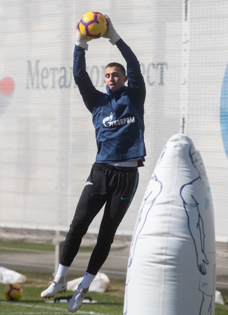 Открытая тренировка «Зенита» перед матчем с «Анжи»
