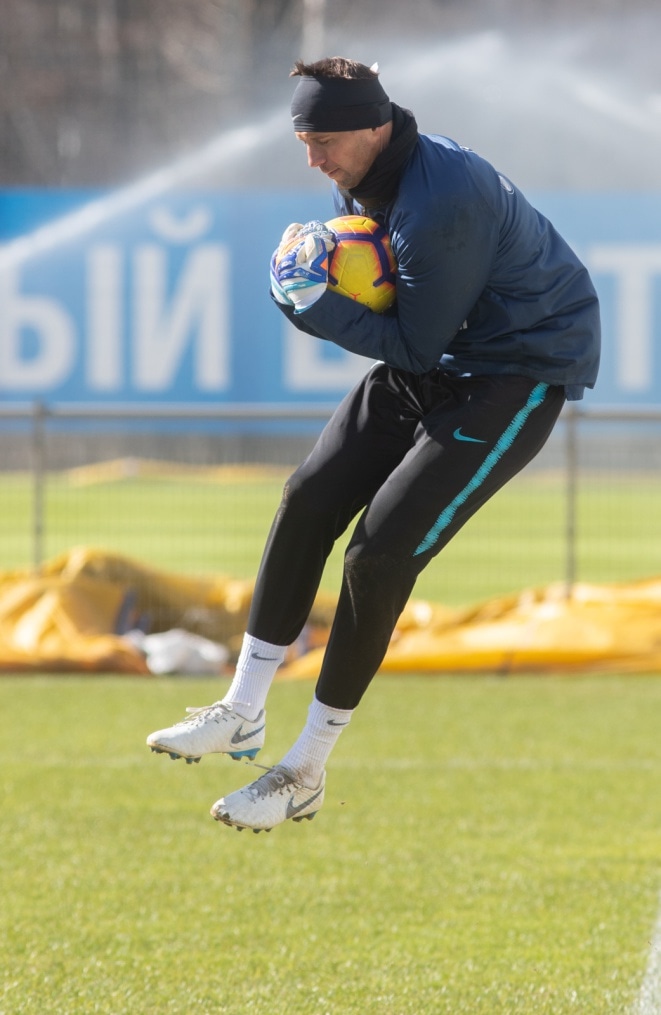 Открытая тренировка «Зенита» перед матчем с «Анжи»