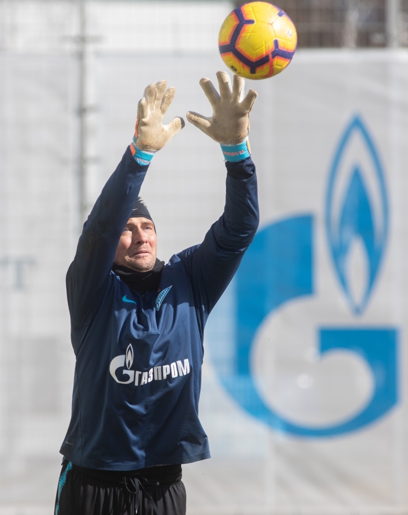 Открытая тренировка «Зенита» перед матчем с «Анжи»