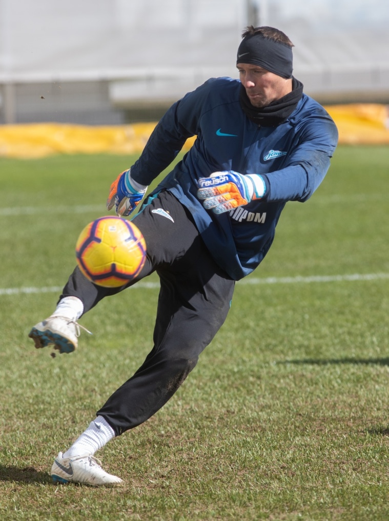 Открытая тренировка «Зенита» перед матчем с «Анжи»