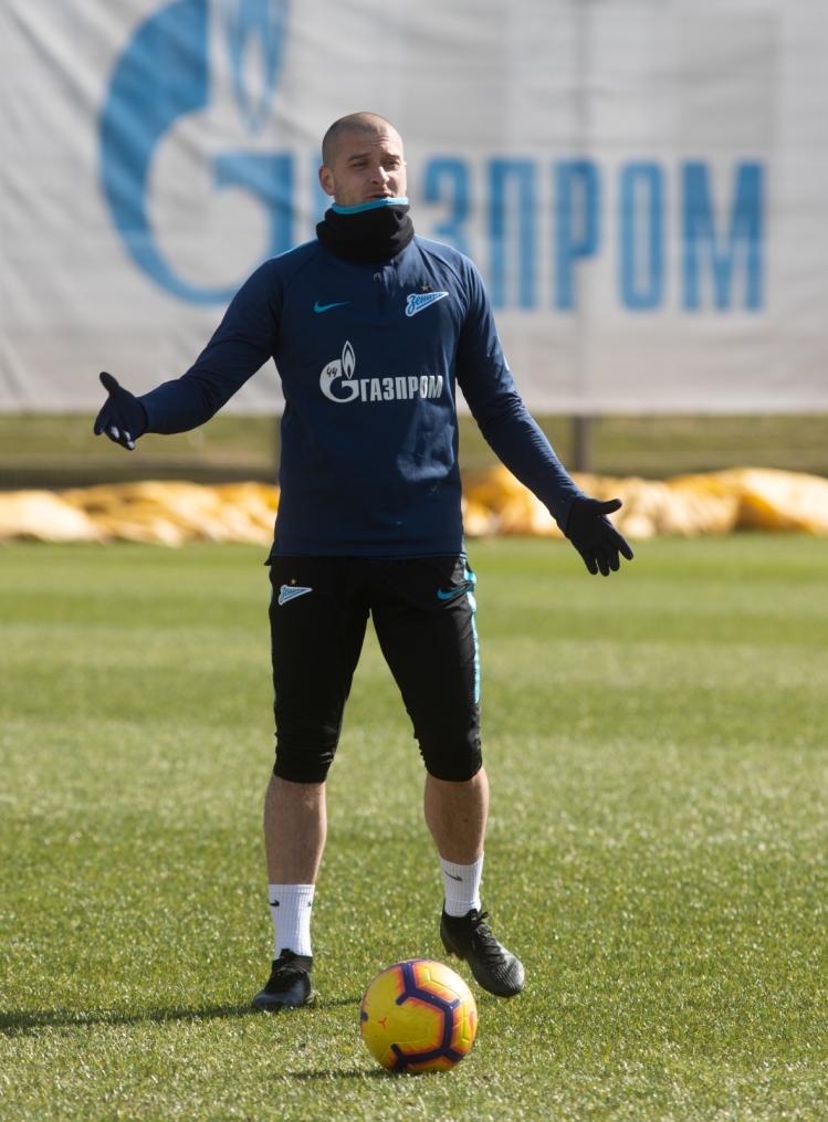 Открытая тренировка «Зенита» перед матчем с «Анжи»