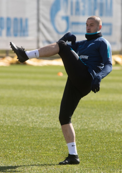 Открытая тренировка «Зенита» перед матчем с «Анжи»