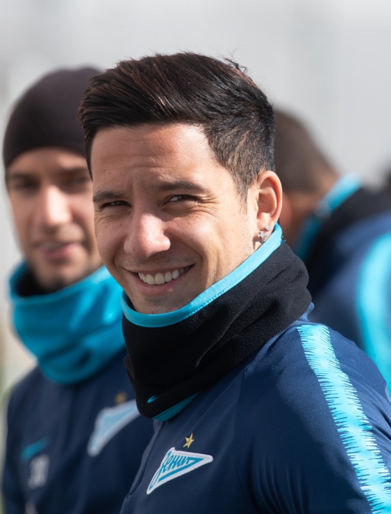 Открытая тренировка «Зенита» перед матчем с «Анжи»