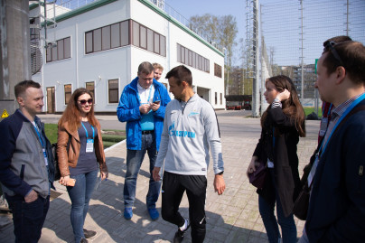 Победители конкурса от «Зенит Трейд» посетили «Газпром»-тренировочный центр