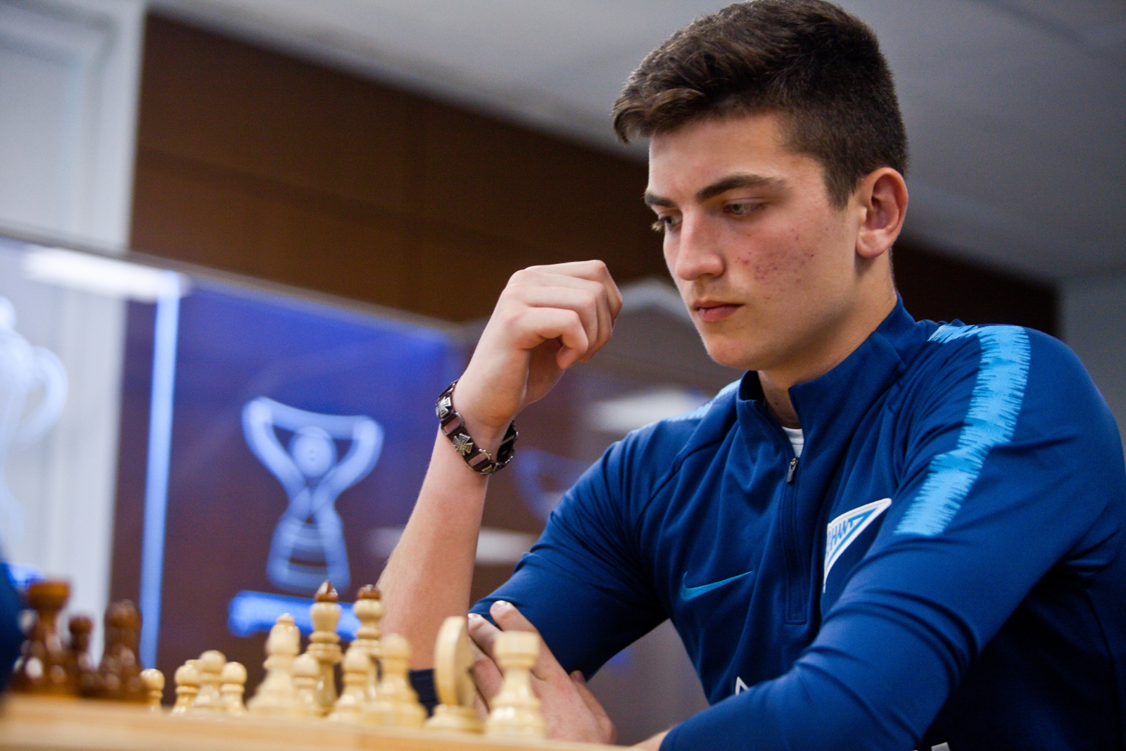 Финал шахматного турнира среди игроков «Зенита»-2 и «Зенита»-м