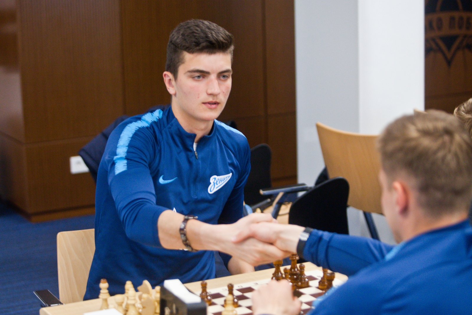 Финал шахматного турнира среди игроков «Зенита»-2 и «Зенита»-м