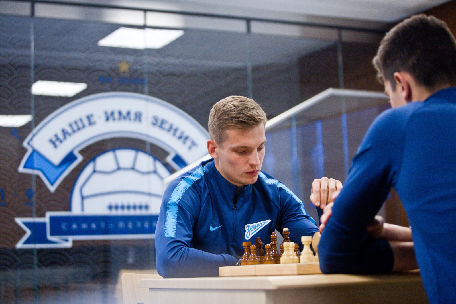 Финал шахматного турнира среди игроков «Зенита»-2 и «Зенита»-м