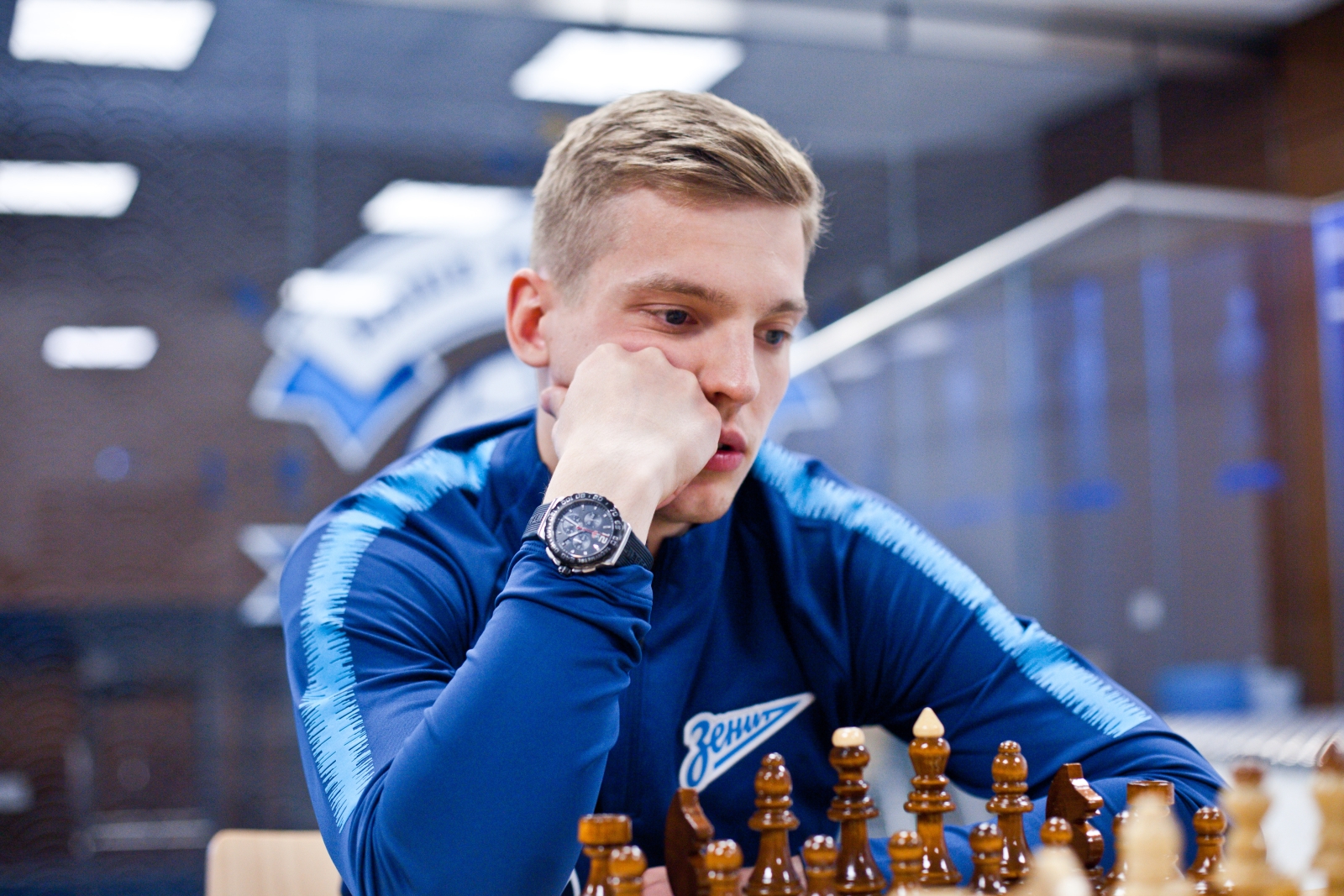 Финал шахматного турнира среди игроков «Зенита»-2 и «Зенита»-м