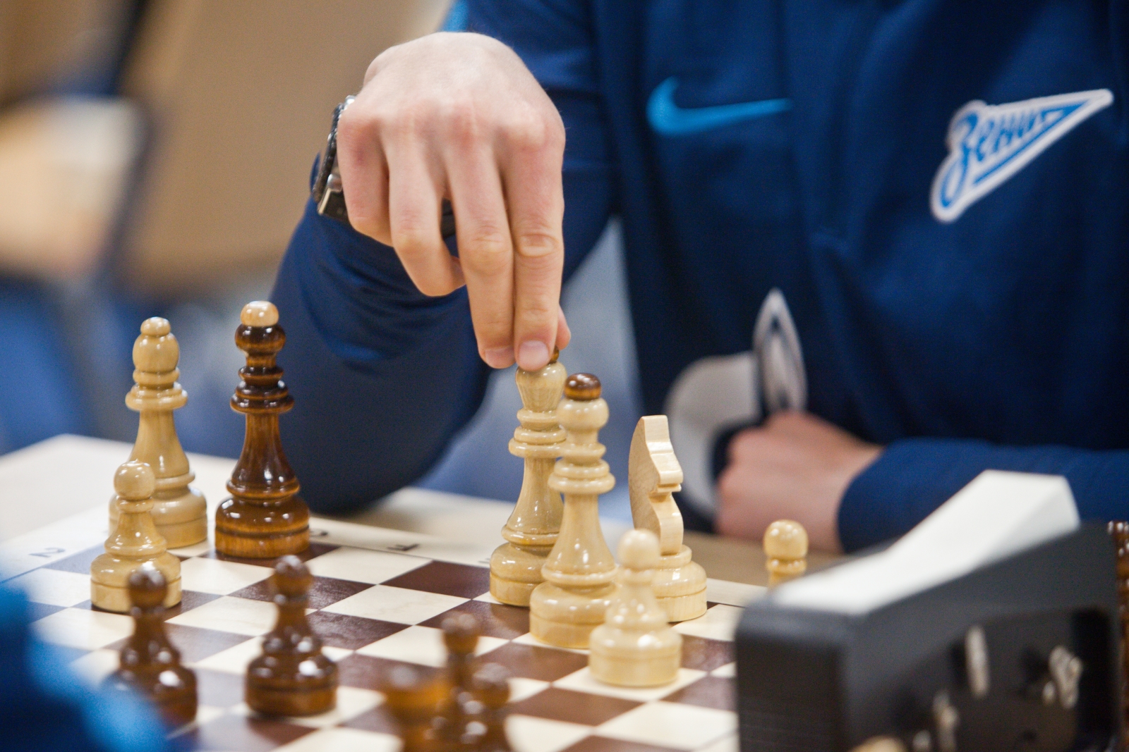 Финал шахматного турнира среди игроков «Зенита»-2 и «Зенита»-м