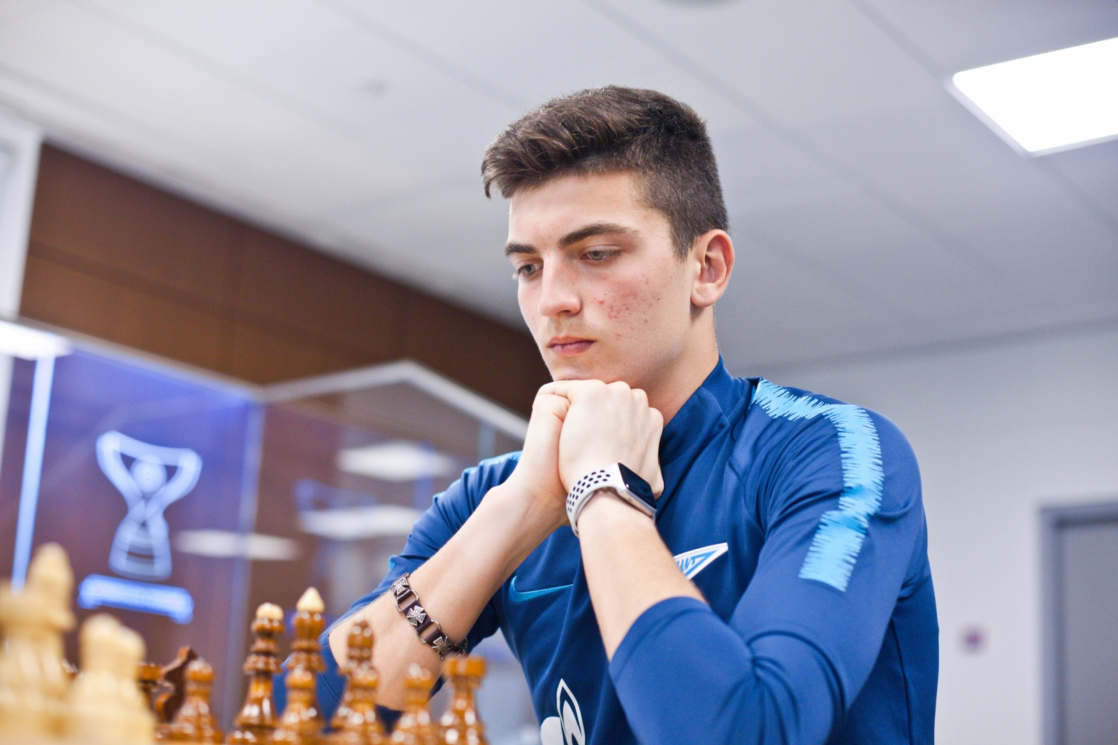 Финал шахматного турнира среди игроков «Зенита»-2 и «Зенита»-м