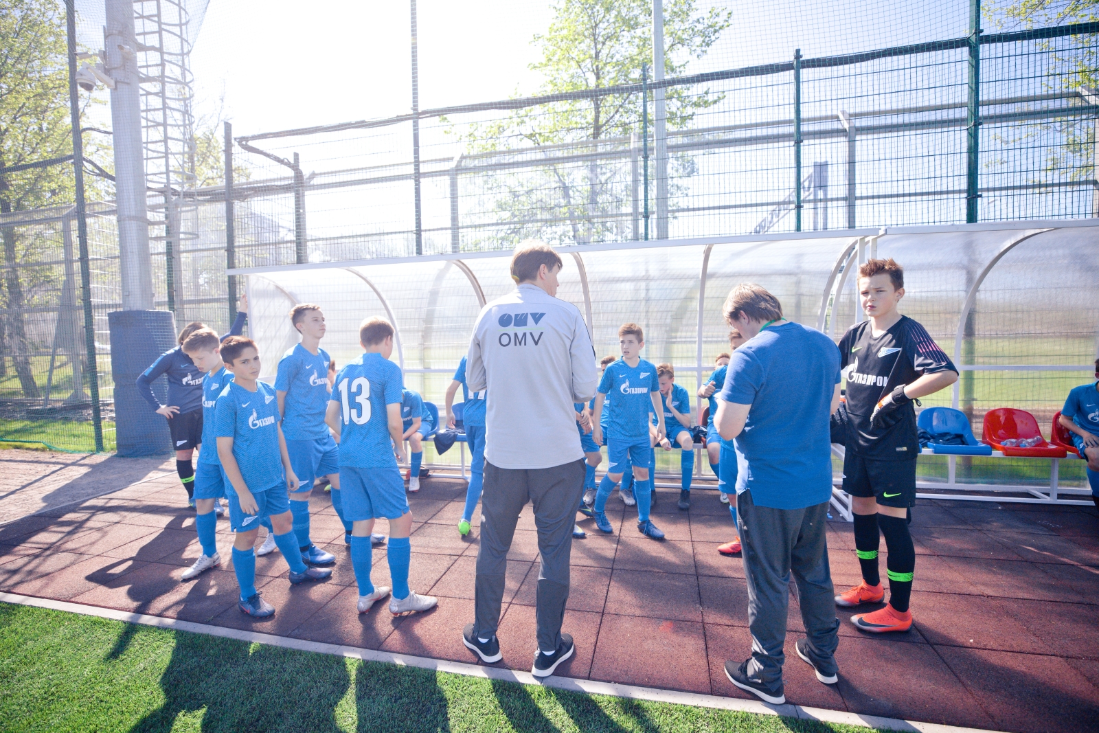 Первый матч Кубка Льва Бурчалкина «Зенит» U-13 — МТК (Венгрия)