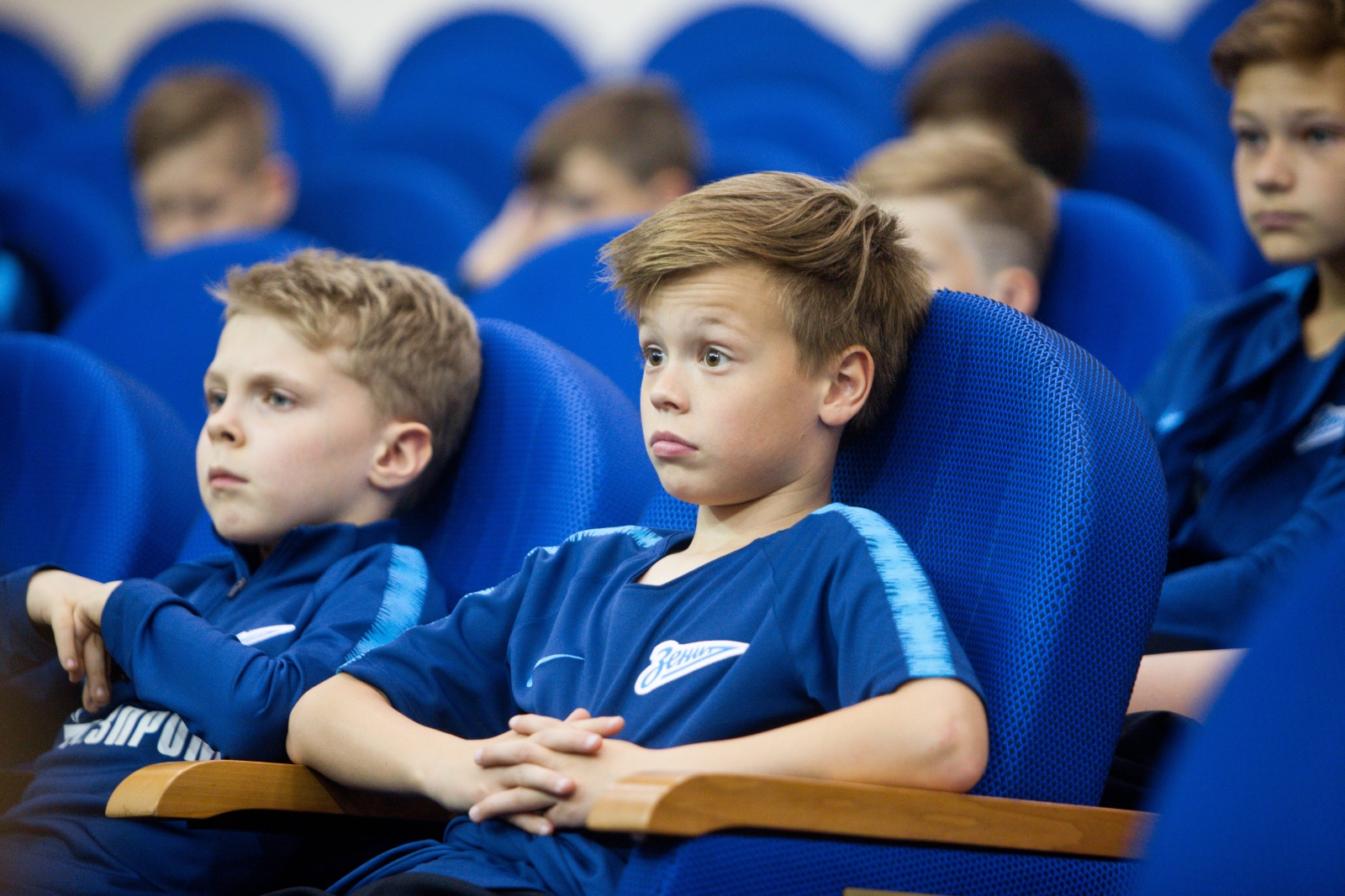 Владимир Павлович Савин провел встречу с воспитанниками Академии ФК «Зенит»