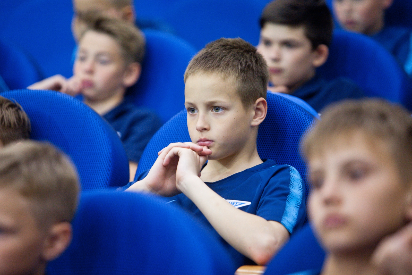 Владимир Павлович Савин провел встречу с воспитанниками Академии ФК «Зенит»