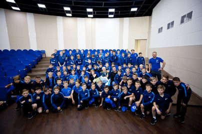 Владимир Павлович Савин провел встречу с воспитанниками Академии ФК «Зенит»