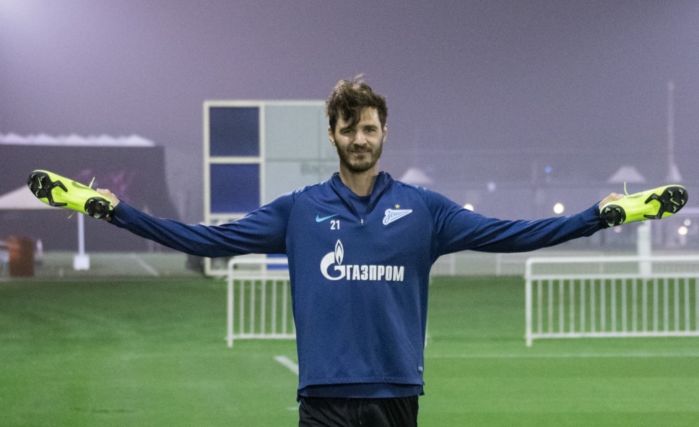 «Газпром»-тренировочные сборы в Катаре: 17 января, вечерняя тренировка