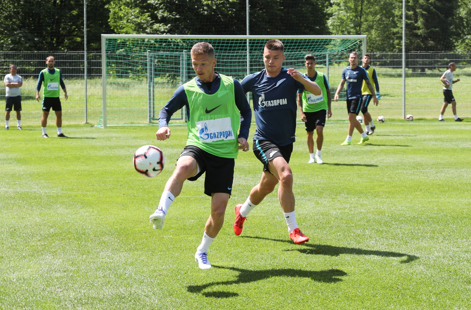 «Газпром»-тренировочные сборы в Австрии: 21 июня, утренняя тренировка