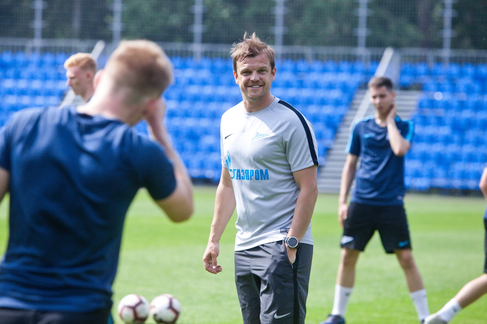 Первая тренировка «Зенита»-м после отпуска