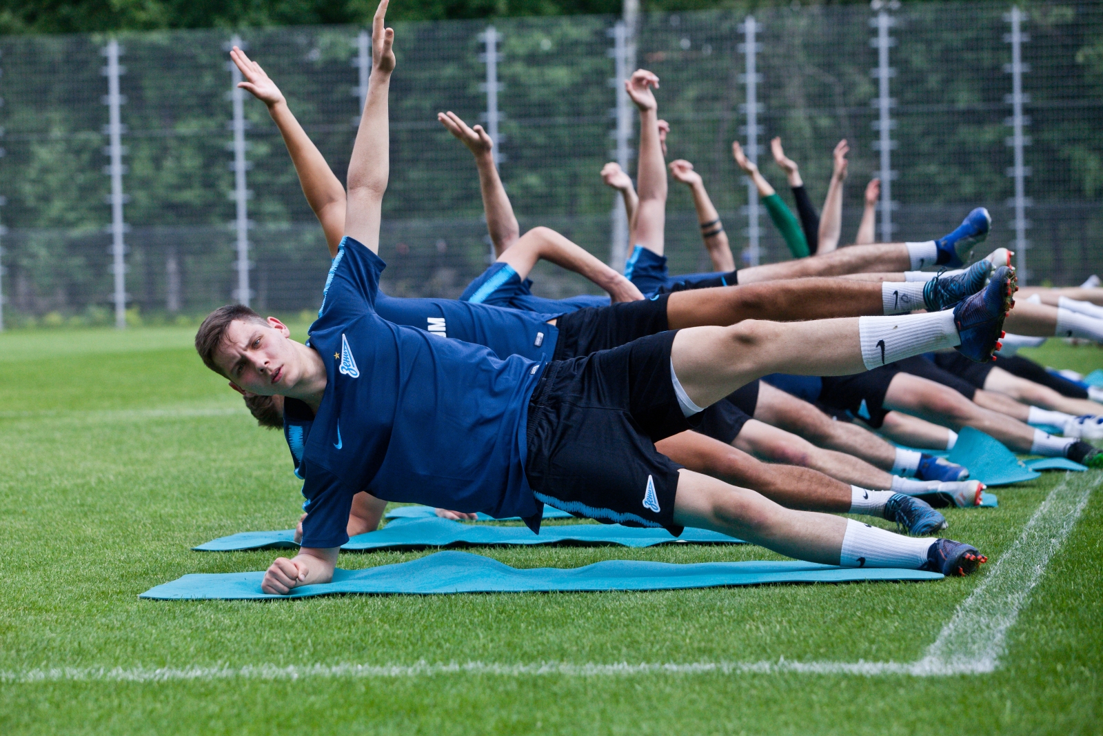 Первая тренировка «Зенита»-м после отпуска