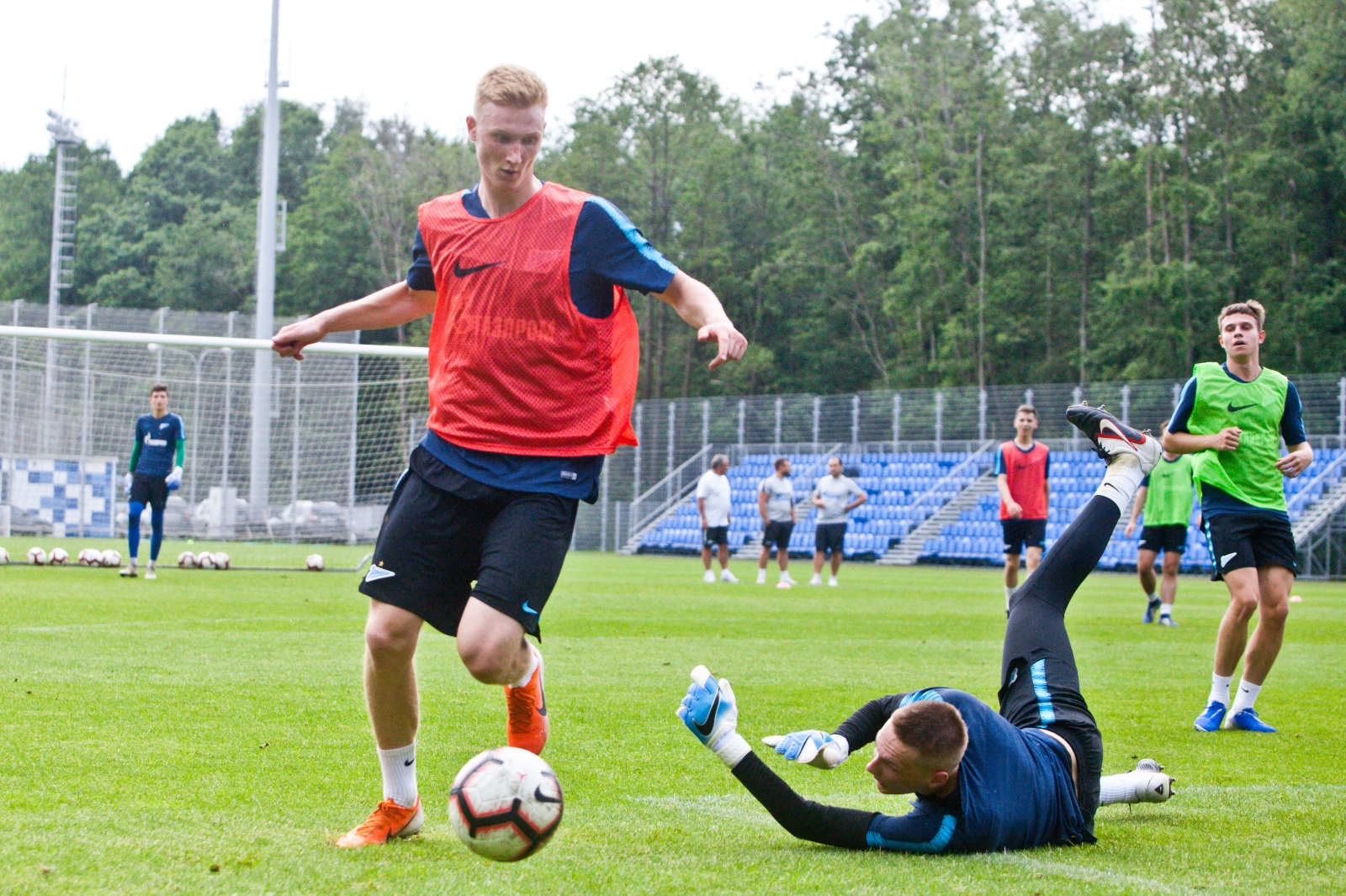 Первая тренировка «Зенита»-м после отпуска