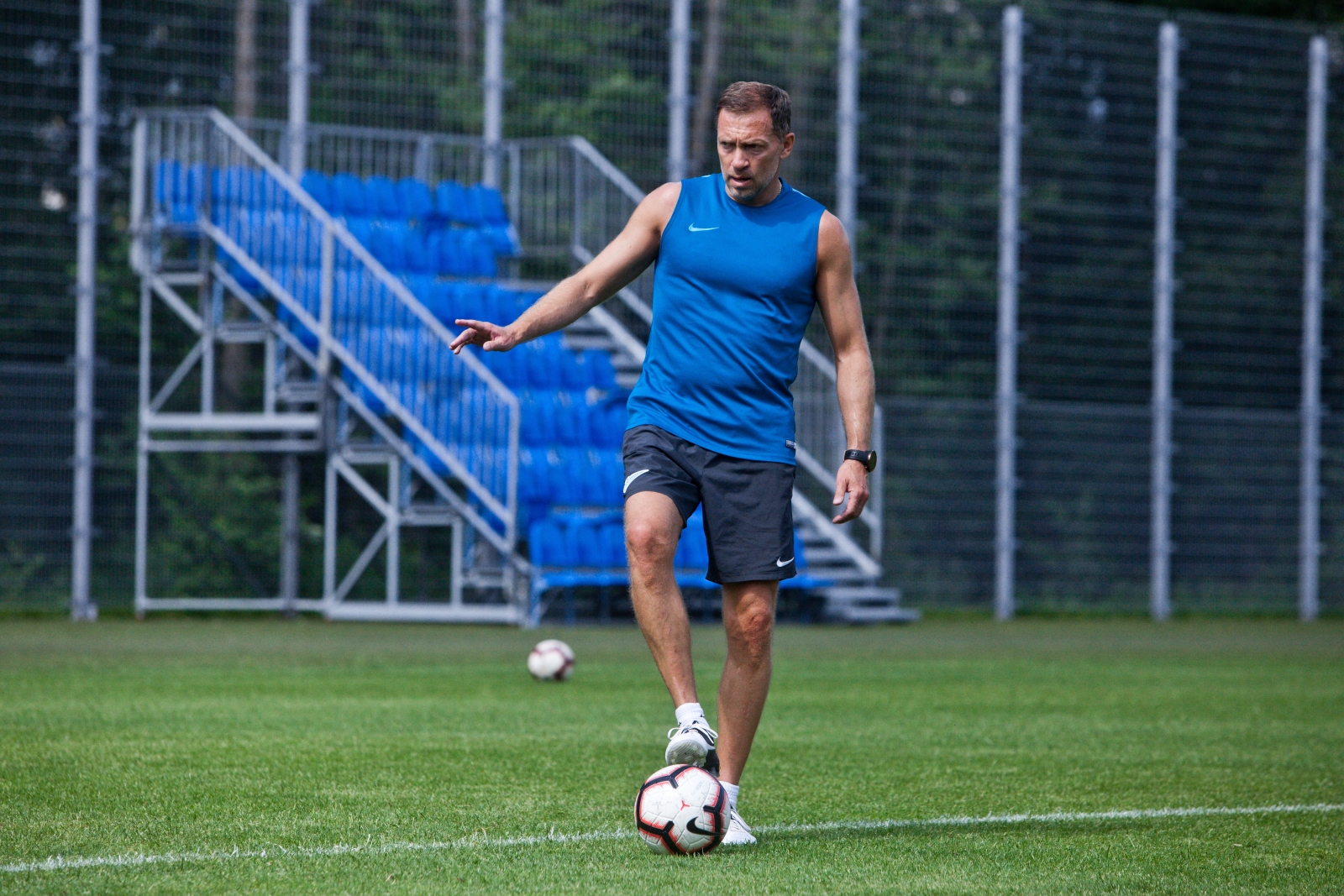 Первая тренировка «Зенита»-м после отпуска