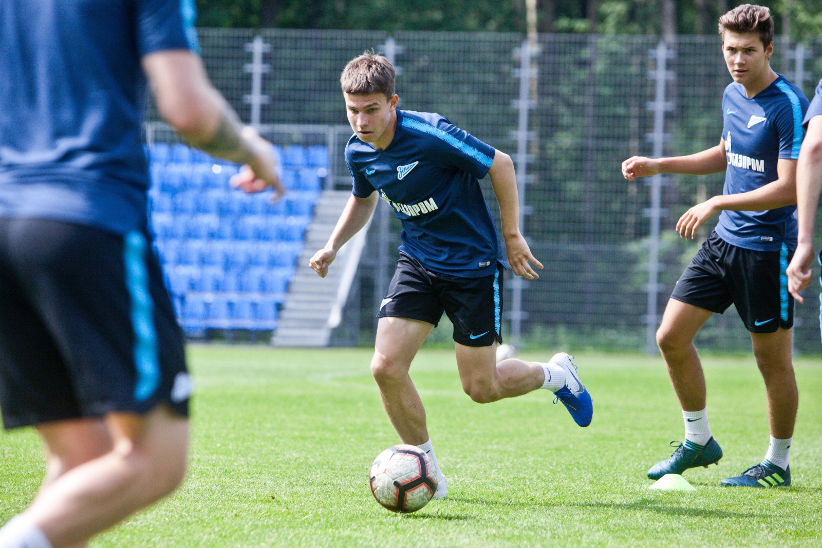 Первая тренировка «Зенита»-м после отпуска