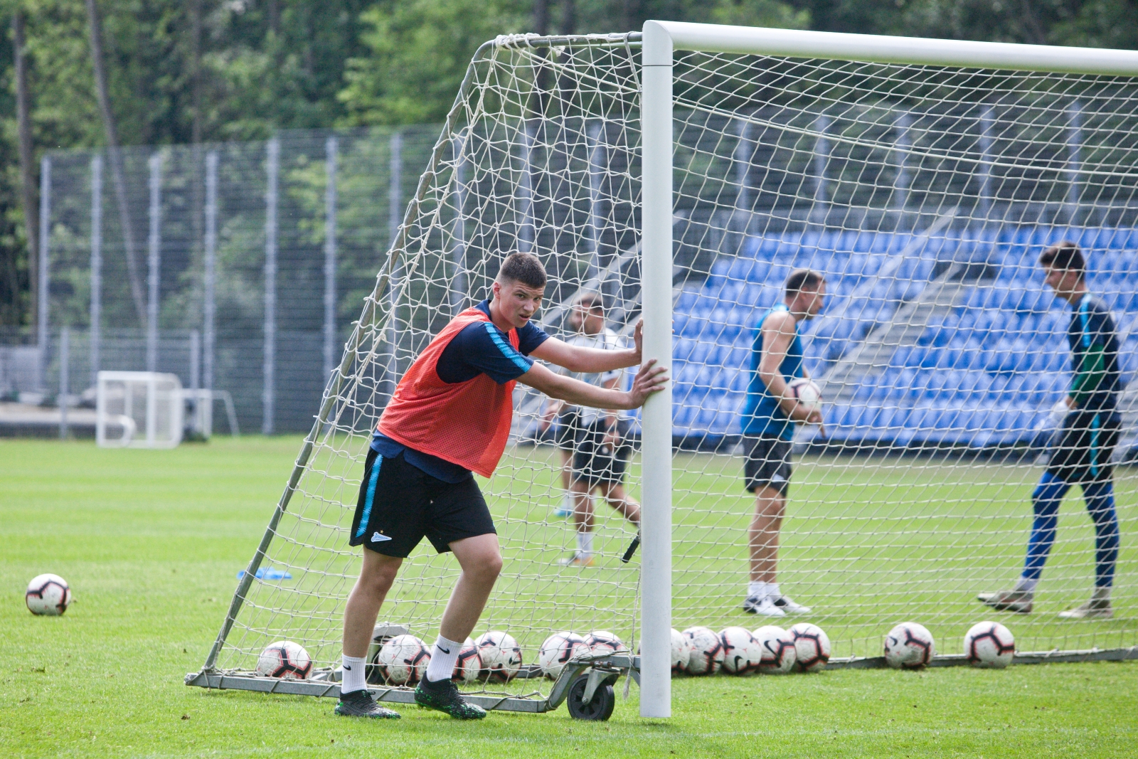 Первая тренировка «Зенита»-м после отпуска