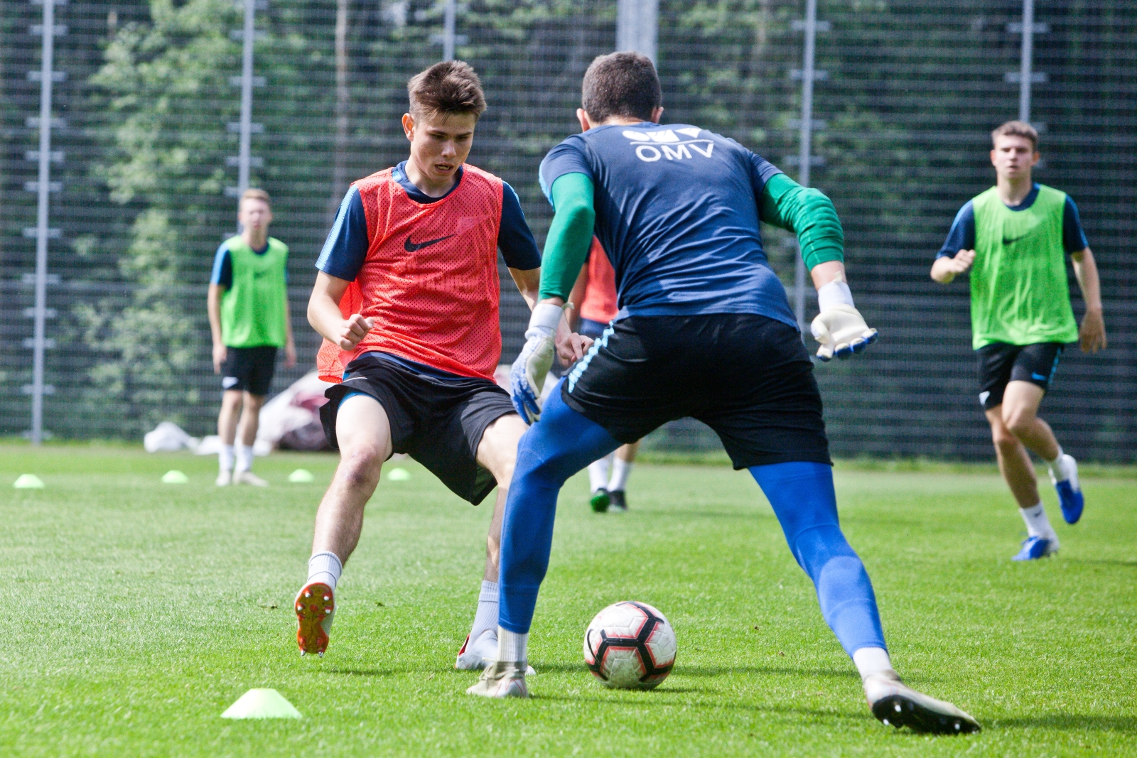 Первая тренировка «Зенита»-м после отпуска