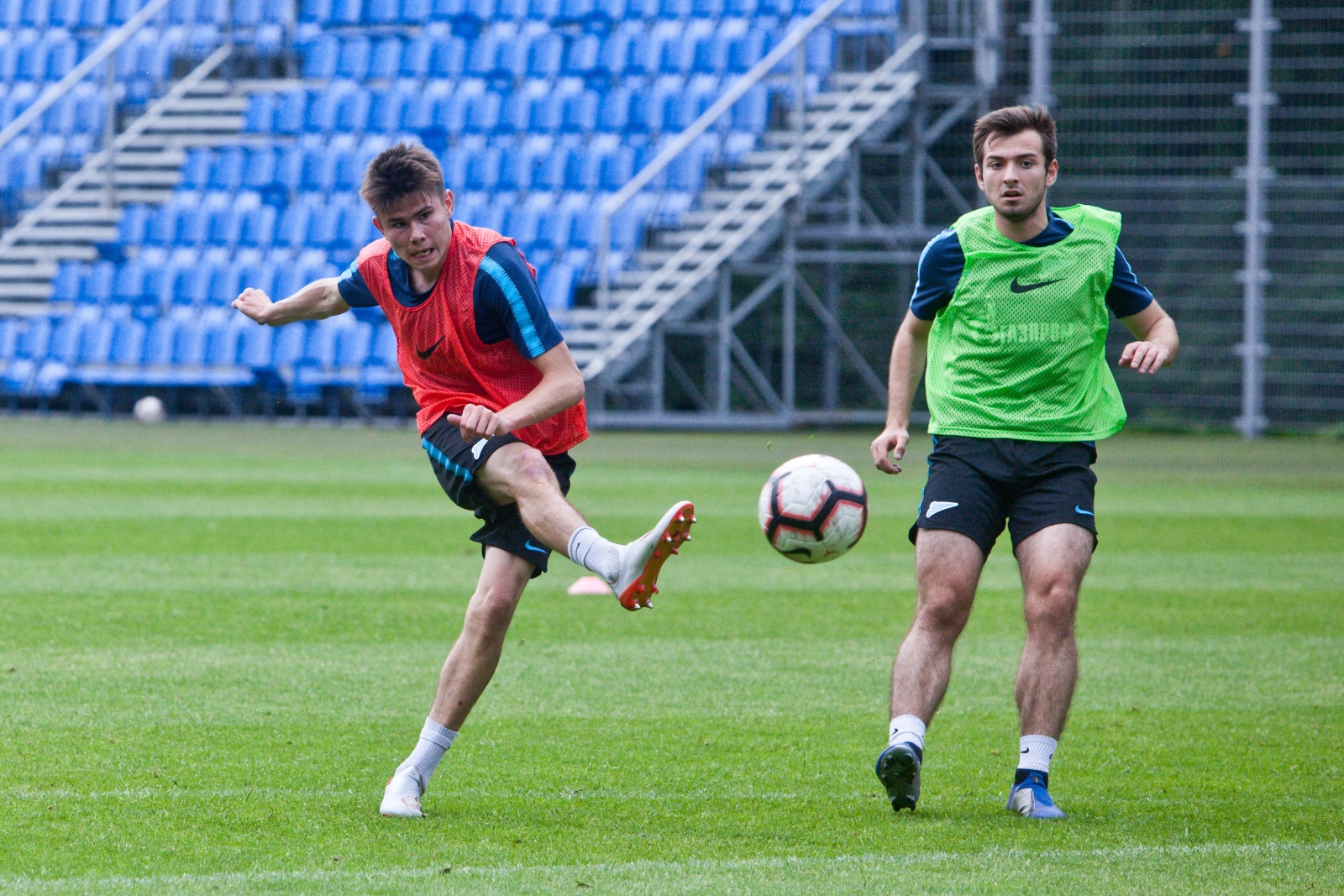 Первая тренировка «Зенита»-м после отпуска