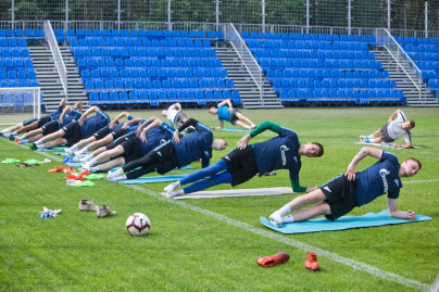 Первая тренировка «Зенита»-м после отпуска