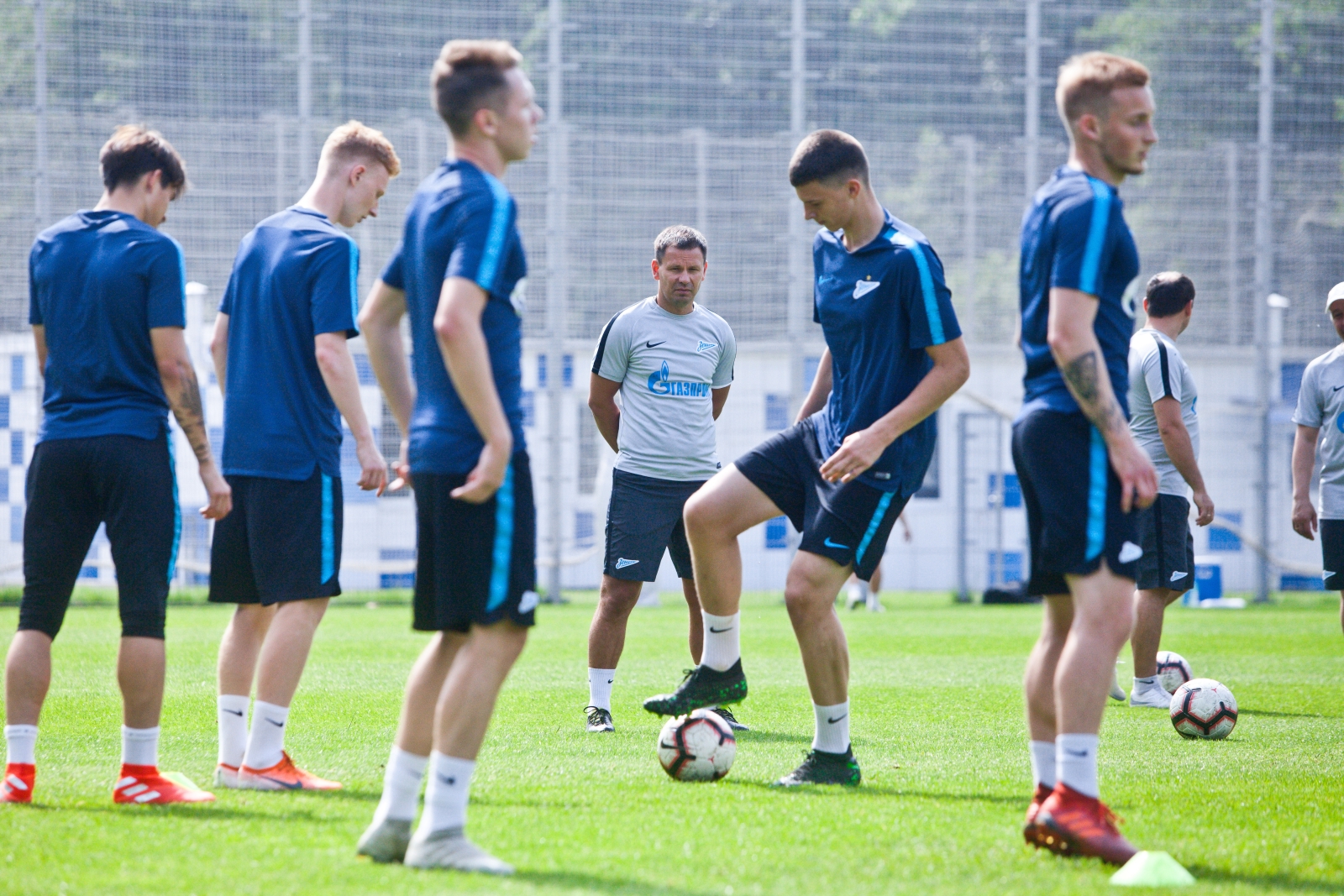 Первая тренировка «Зенита»-м после отпуска