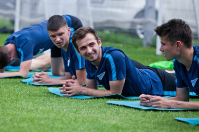 Первая тренировка «Зенита»-м после отпуска