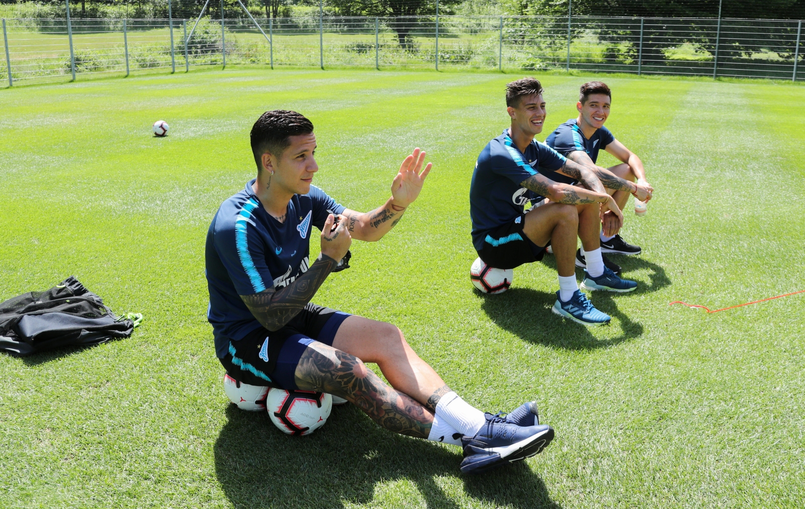 «Газпром»-тренировочные сборы в Австрии: 26 июня, утренняя тренировка