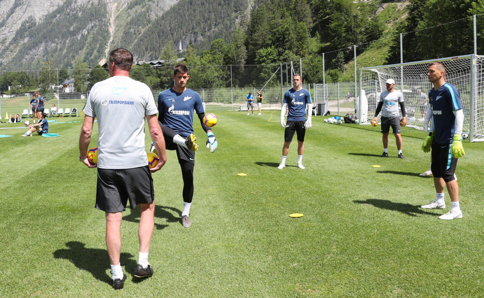 «Газпром»-тренировочные сборы в Австрии: 26 июня, утренняя тренировка