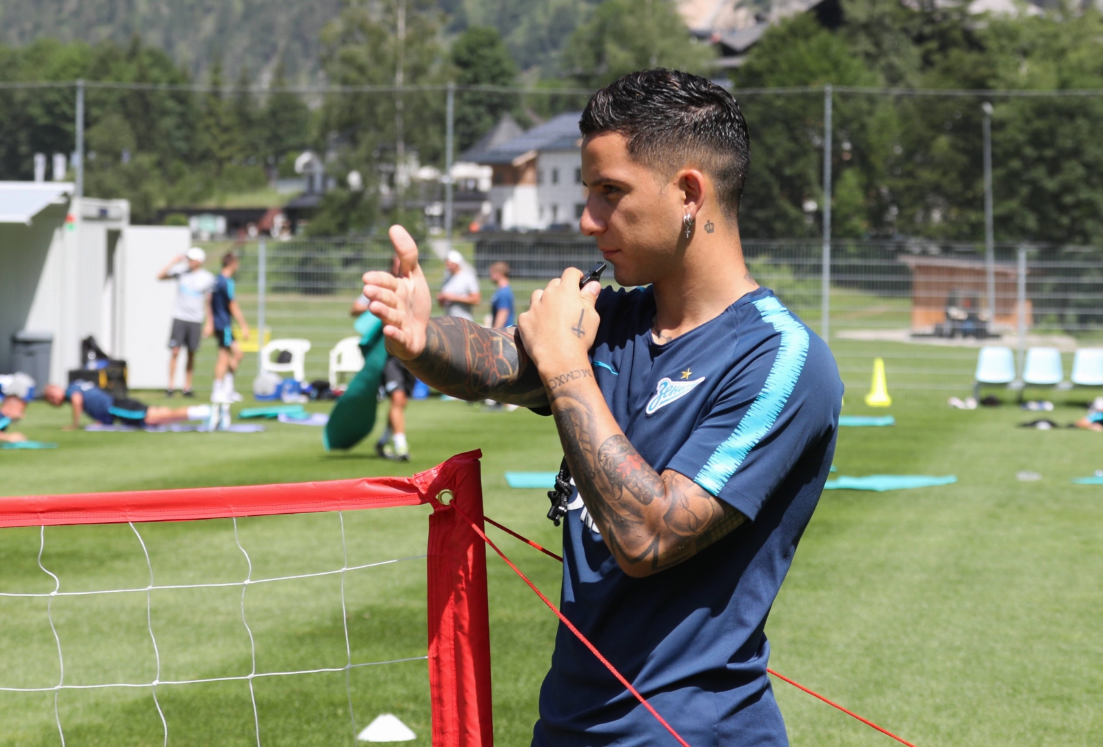 «Газпром»-тренировочные сборы в Австрии: 26 июня, утренняя тренировка