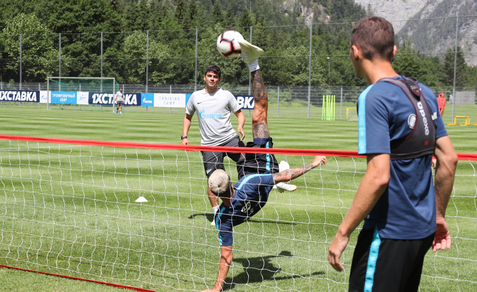 «Газпром»-тренировочные сборы в Австрии: 26 июня, утренняя тренировка