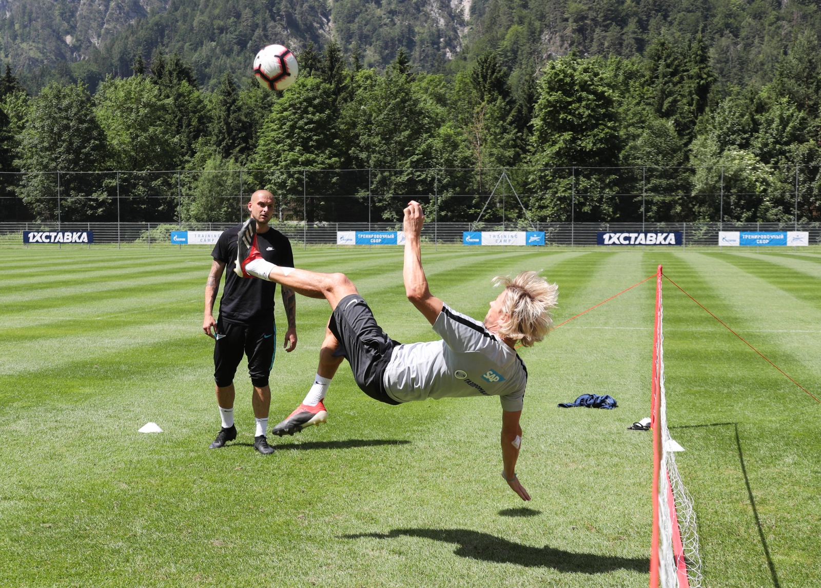 «Газпром»-тренировочные сборы в Австрии: 26 июня, утренняя тренировка