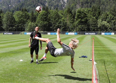 «Газпром»-тренировочные сборы в Австрии: 26 июня, утренняя тренировка