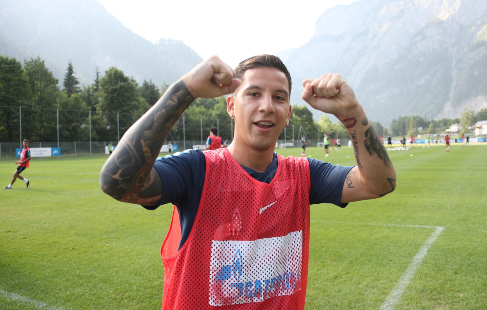 «Газпром»-тренировочные сборы в Австрии: 27 июня, вечерняя тренировка