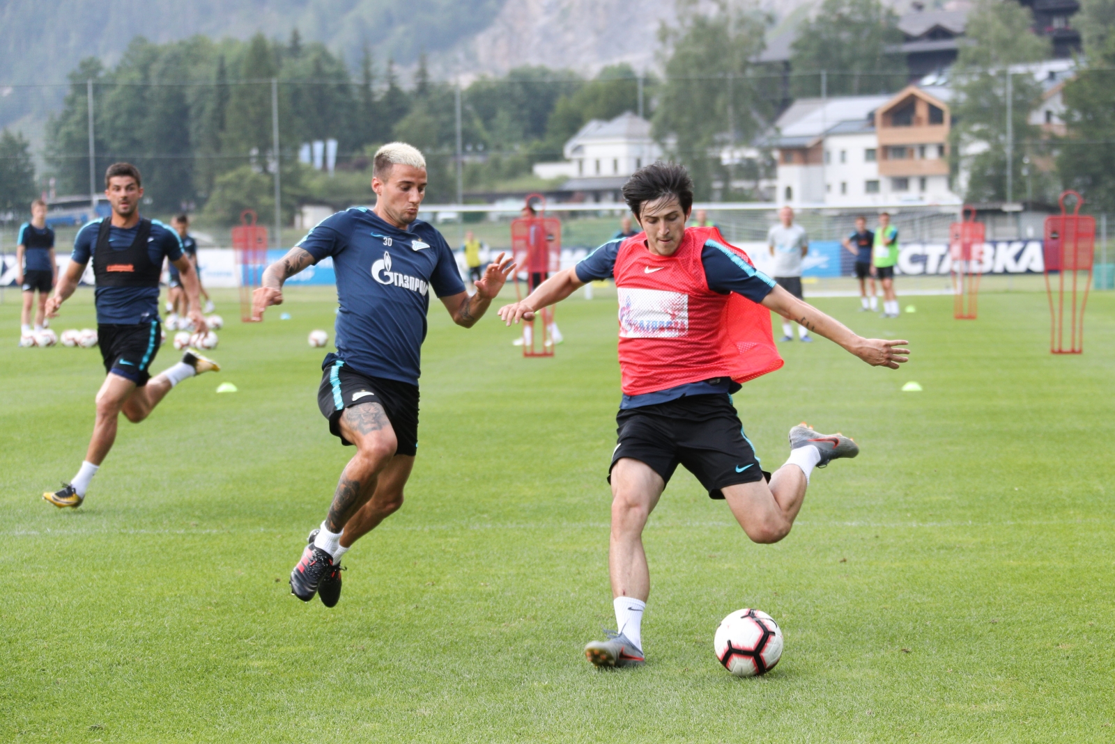 «Газпром»-тренировочные сборы в Австрии: 27 июня, вечерняя тренировка